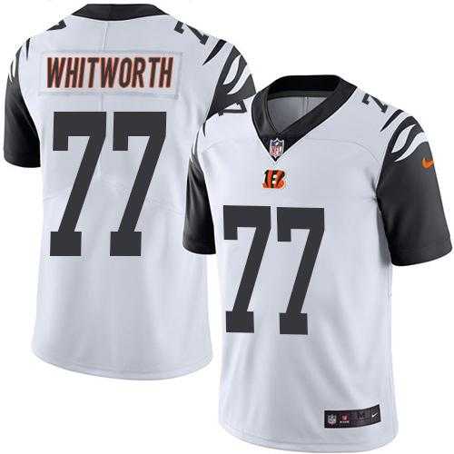 Nike Men & Women & Youth Bengals 77 Andrew Whitworth White Color Rush Limited Jersey,We sell and wholesale Nike Men & Women & Youth Bengals 77 Andrew Whitworth White Color Rush Limited Jersey on line form chian!